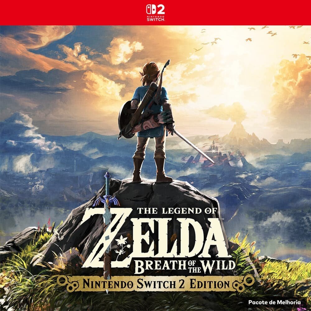 Gift Card The Legend of Zelda: Breath of the Wild - Pacote de Melhoria, Nintendo Switch 2 Edition