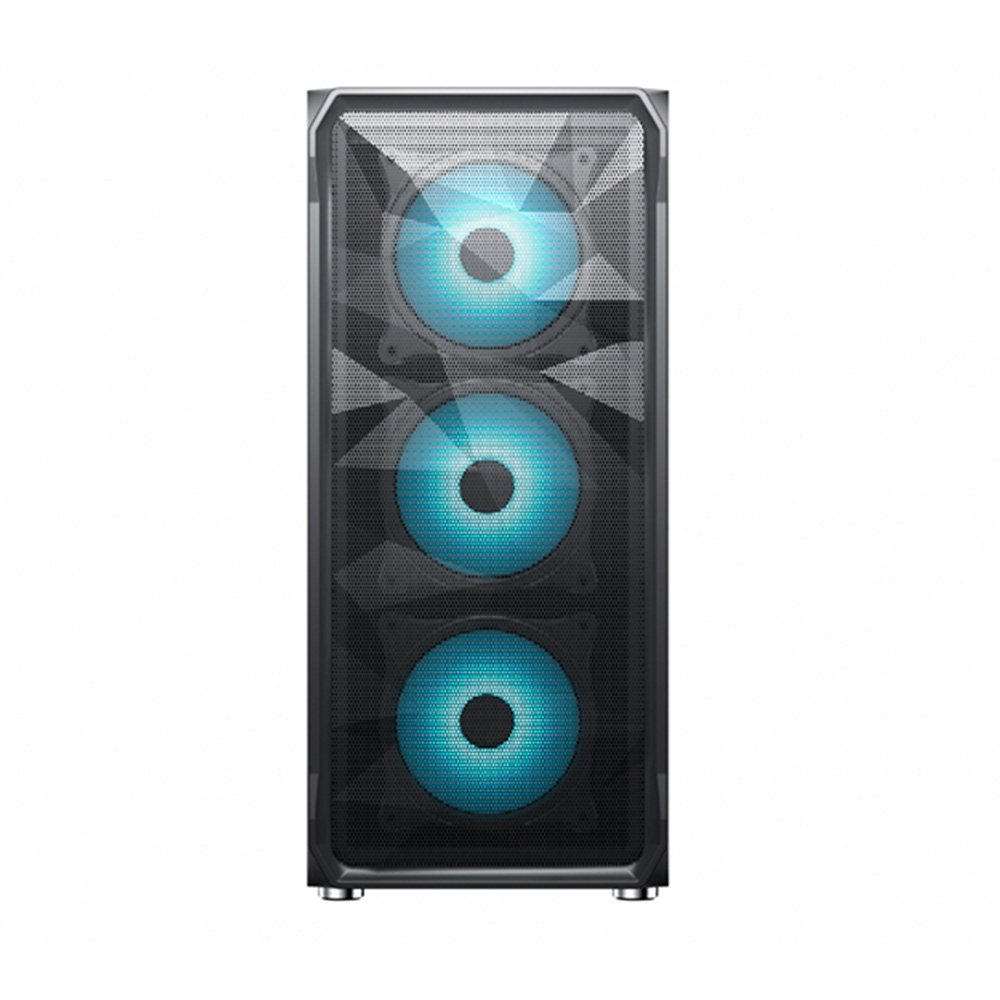 Gabinete Gamer Hyrax Tower HGB230, Mid Tower, ATX, Lateral Em Vidro Temperado, Preto - HGB230B - view 2
