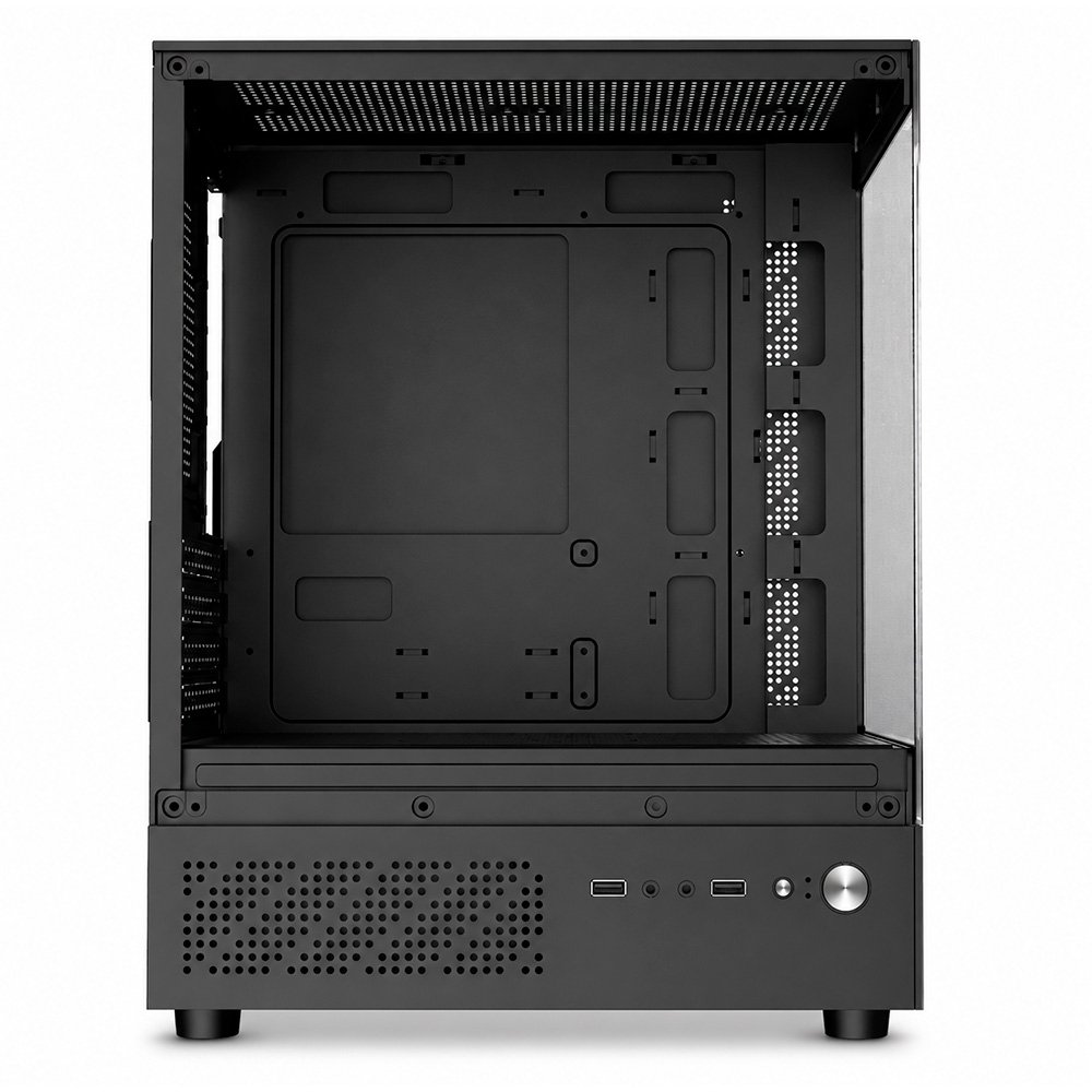 Imagem 5 de 7 do produto Gabinete Gamer Liketec Quest, Mid-Tower, M-ATX,Frontal e Lateral em Vidro Temperado, 3x Fans, Preto - LC-MX-QUEST-SF