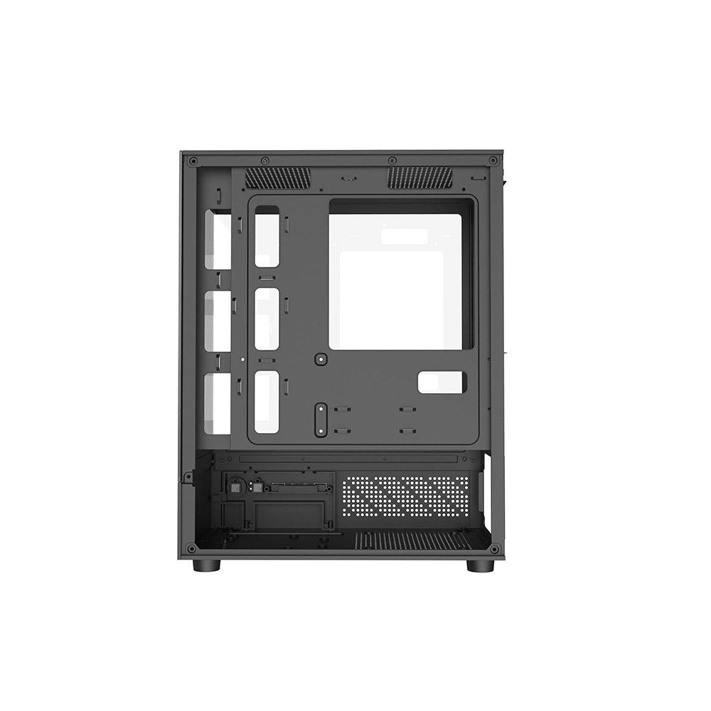 Gabinete Gamer Liketec Quest, Mid-Tower, M-ATX,Frontal e Lateral em Vidro Temperado, 3x Fan, Preto - LC-MX-QUEST-SF - view 3