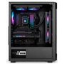 Gabinete Gamer Liketec Hurricane, Mid Tower, ATX, Frontal Mesh, Lateral em Vidro Temperado, 3x Fans, Preto- LC-AT-HURRICANE-3FR
