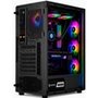 Gabinete Gamer Liketec Hurricane, Mid Tower, ATX, Frontal Mesh, Lateral em Vidro Temperado, 3x Fans, Preto- LC-AT-HURRICANE-3FR