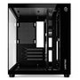 Gabinete Gamer Liketec Dasha V2, Cubo, M-ATX, Mini Tower, Frontal e Lateral em Vidro Temperado, Sem FANs, Preto - LC-MT-CUBODASHAV2-SF