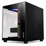 Gabinete Gamer Liketec Dasha V2, Cubo, M-ATX, Mini Tower, Frontal e Lateral em Vidro Temperado, Sem FANs, Preto - LC-MT-CUBODASHAV2-SF