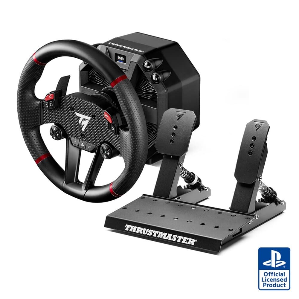 Volante Gamer Thrustmaster T598 Direct Axial Drive 5-10 Nm, RaceDash, Pedal Metal Raceline LTE, PS5/PS4/PC, Aro Destacável - 4160796 - view 2