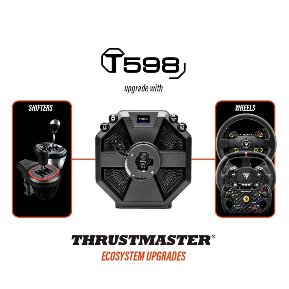 Volante Gamer Thrustmaster T598 Direct Axial Drive 5-10 Nm, RaceDash, Pedal Metal Raceline LTE, PS5/PS4/PC, Aro Destacável - 4160796 - view 8