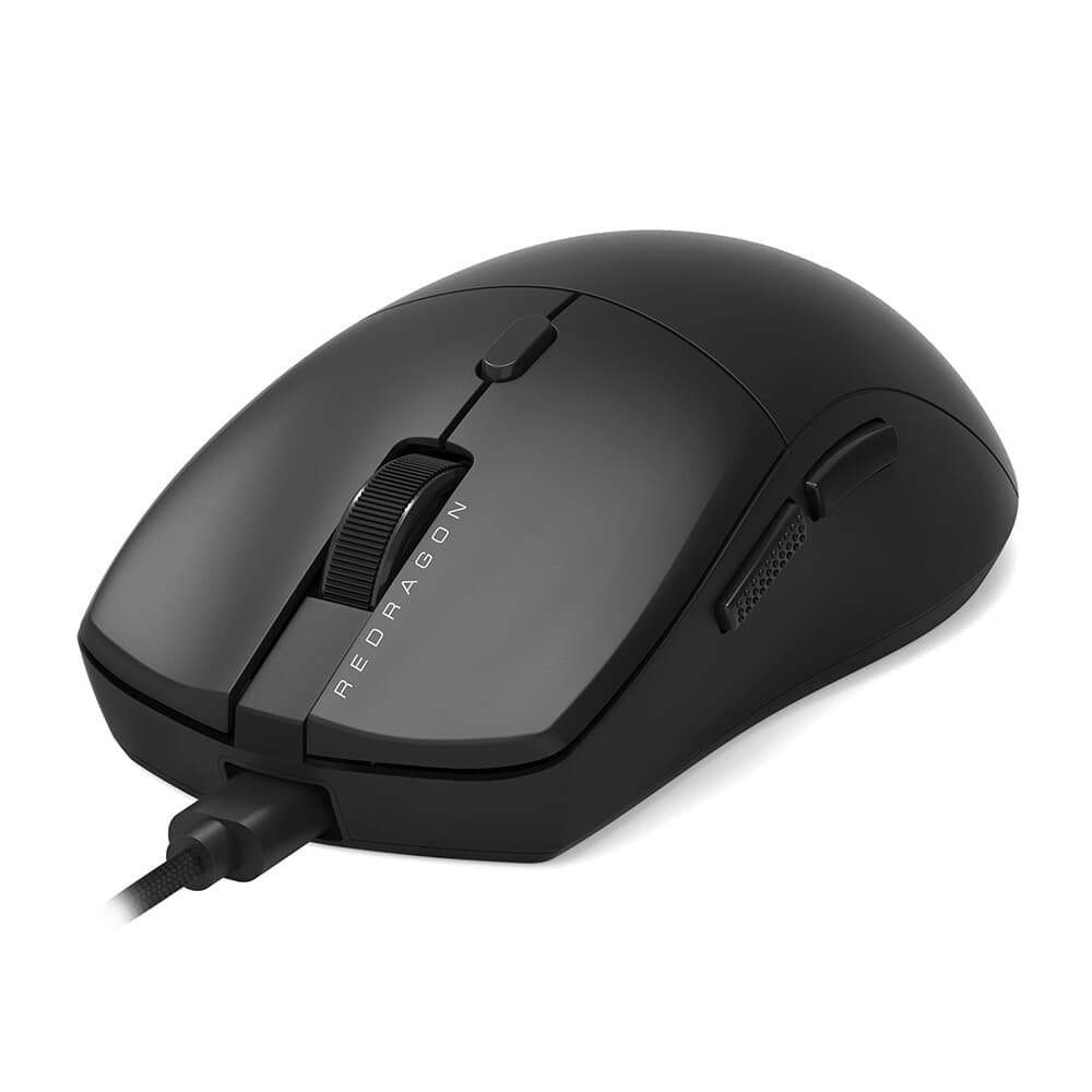 Imagem 2 de 9 do produto Mouse Gamer Ultraleve Redragon Neva, Sensor Óptico PAW3395, 26000 DPI, 6 Botões programáveis, USB Tipo-C, 8000Hz, Preto - M815