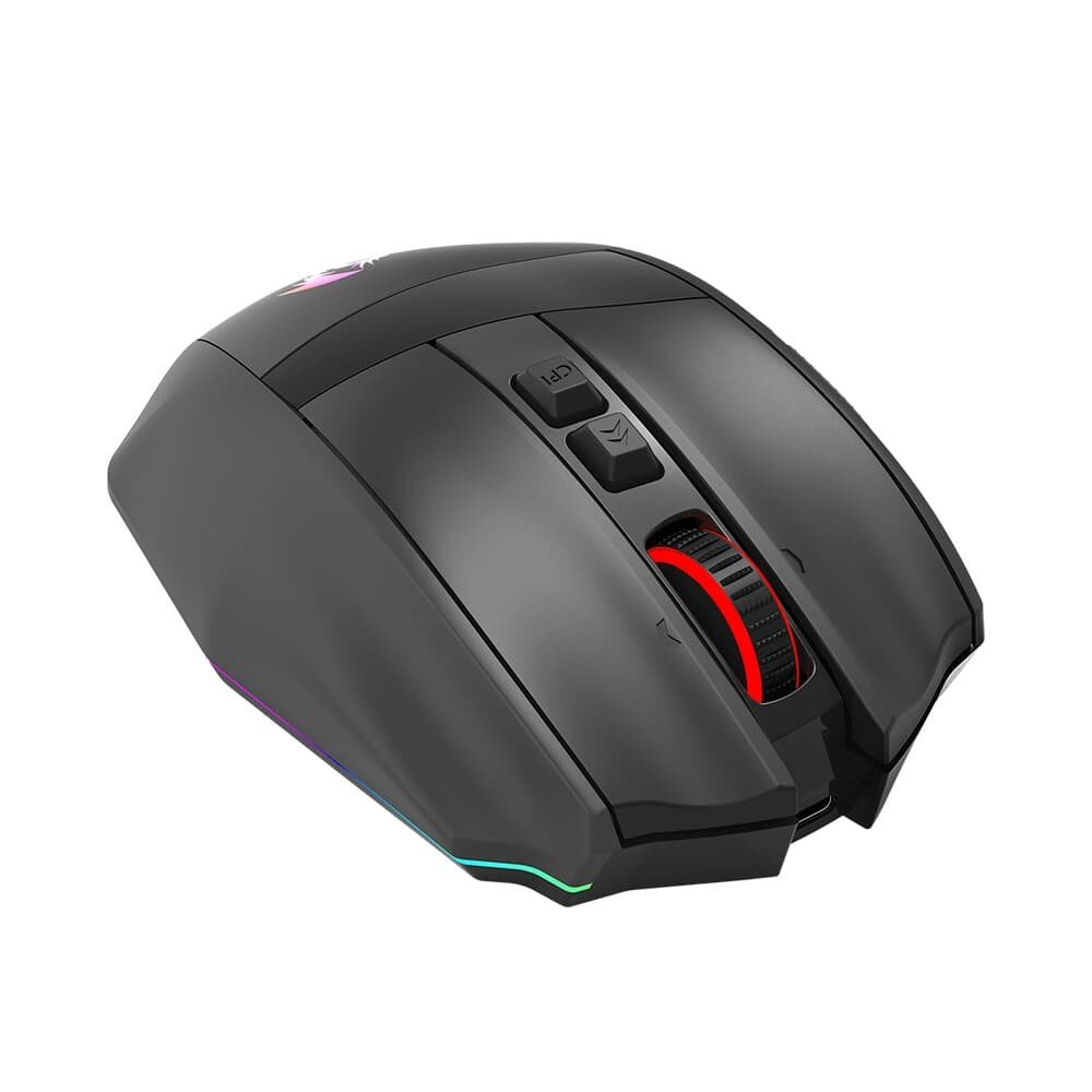 Mouse Gamer Sem Fio ( Balão.info) Rind Pro, RGB, Scroll Infinito, ( Balão.info) DPI, USB Tipo-C, Bluetooth, Preto - M813RGB-PRO - foto 3
