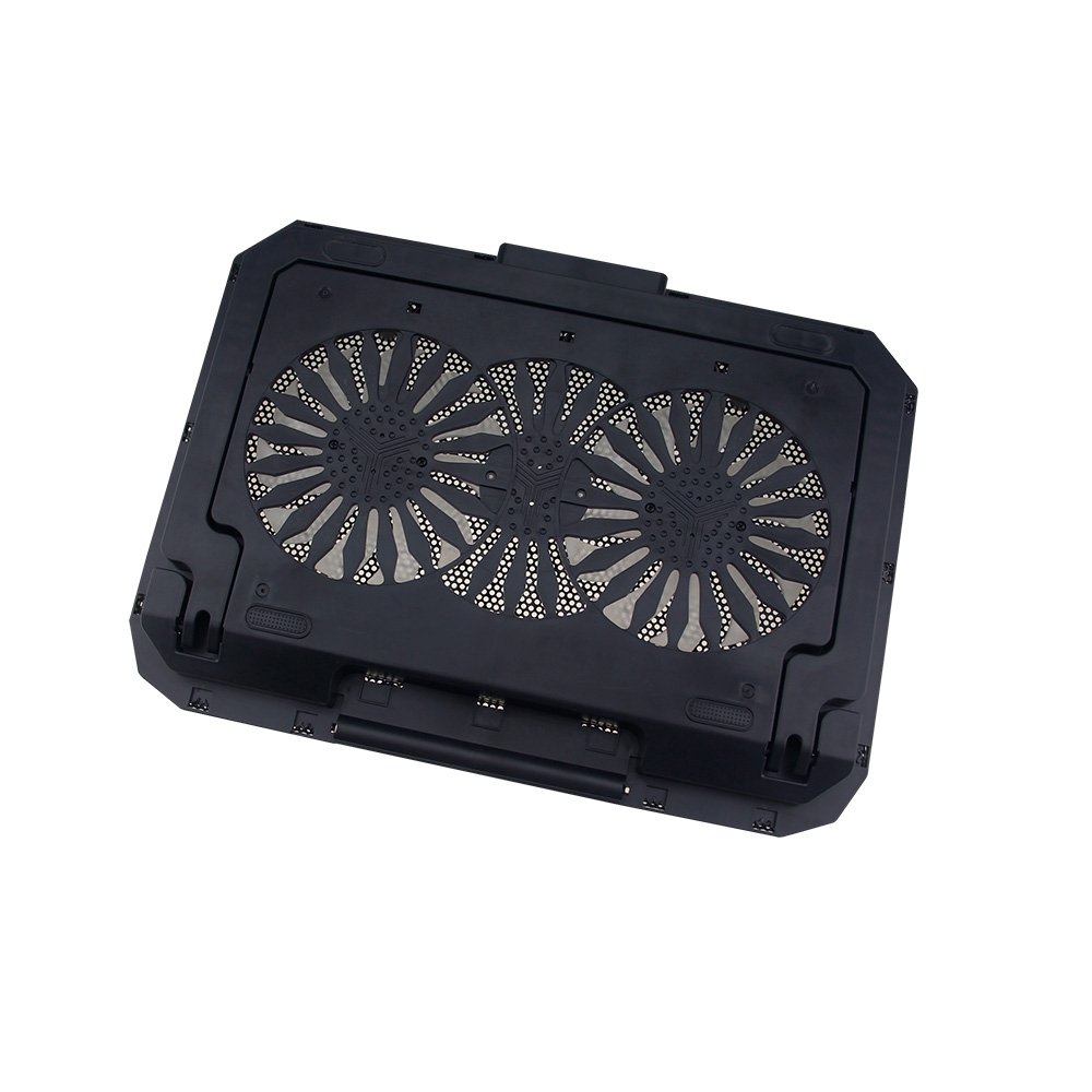 "Base com Cooler para Notebook Xtrike Me, com 2 Fans, até 17"", 2x USB, com Apoio para Celular, LED, Preto - FN-818" - view 4