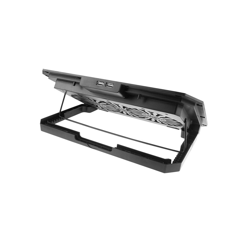 "Base com Cooler para Notebook Xtrike Me, com 2 Fans, até 17"", 2x USB, com Apoio para Celular, LED, Preto - FN-818" - view 5
