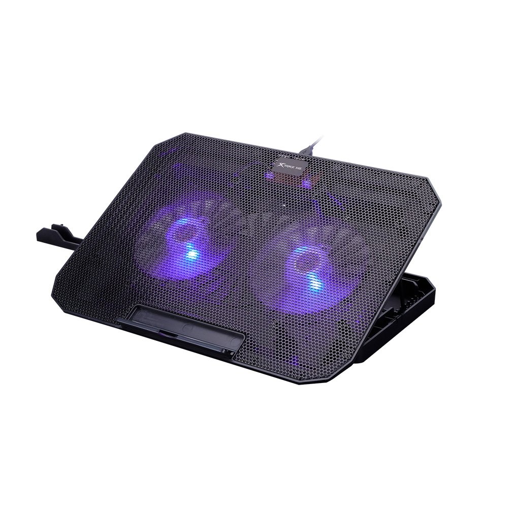 "Base com Cooler para Notebook Xtrike Me, com 2 Fans, até 17"", 2x USB, com Apoio para Celular, LED, Preto - FN-818" - view 2