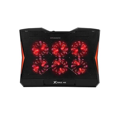 Base com Cooler para Notebook Xtrike Me, com 6 Fans com Ajuste de Velocidade, até 17"", 2x USB, LED ajustável, Preto - FN-811