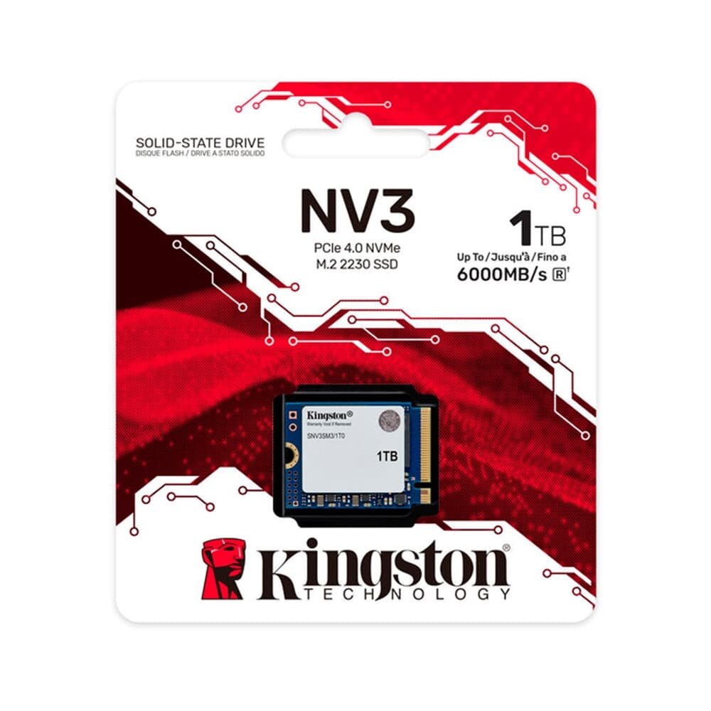 SSD Kingston NV3, 1TB, M.2 2230, NVMe PCIe 4.0, Leitura 6.000 MB/s, Gravação 5.000 MB/s - SNV3SM3/1T0 - view 4
