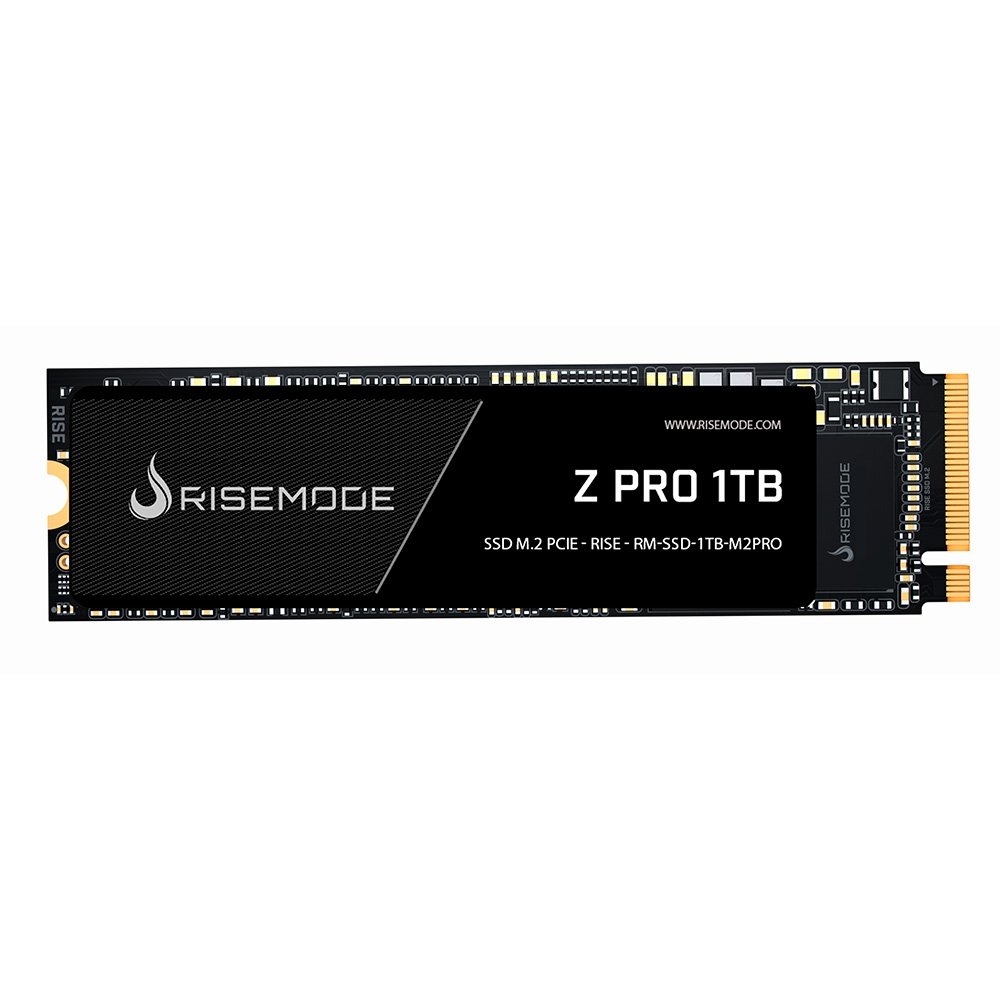SSD Rise Mode Gamer M.2 Z Series Pro 1TB M.2, NVMe, Gen3, Leitura 3500MB/s e Gravação 2600MB/s - RM-SSD-1TB-M2PRO