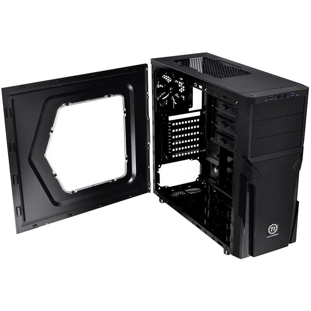 Imagem 9 de 9 do produto Gabinete Thermaltake Versa H21 Window MidTower com USB 3.0 Blue Led Fan - CA-1B2-00M1WN-04 Black