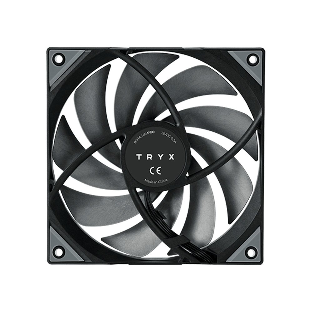 Ventoinha Tryx ROTA PRO 140mm, Preto - F-R140P-NN1M-G0K - view 4