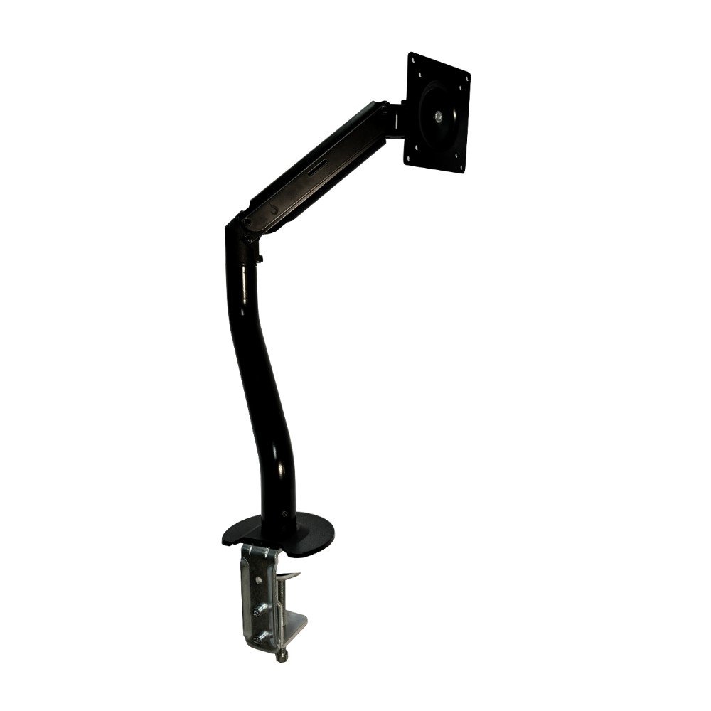 Imagem 3 de 8 do produto Suporte de Mesa Articulado para Monitor de 15" a 34" Iron Lift Rise Mode, Ajuste de altura, Pistão a Gás, Vesa, Preto - RM-IL-01-B