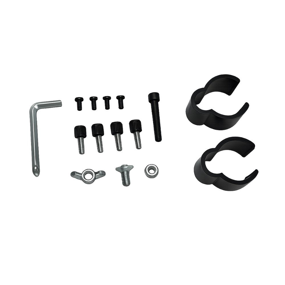 Imagem 8 de 8 do produto Suporte de Mesa Articulado para Monitor de 15" a 34" Iron Lift Rise Mode, Ajuste de altura, Pistão a Gás, Vesa, Preto - RM-IL-01-B