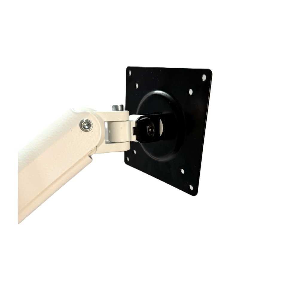 Suporte de Mesa Articulado para Monitor de 15" a 34" Iron Lift Rise Mode, Ajuste de altura, Pistão a Gás, Vesa, Branco - RM-IL-01-W Suporte de Mesa Articulado para Monitor de 15" a 34" Iron Lift Rise Mode, Ajuste de altura, Pistão a Gás, Vesa, Branco - RM-IL-01-W