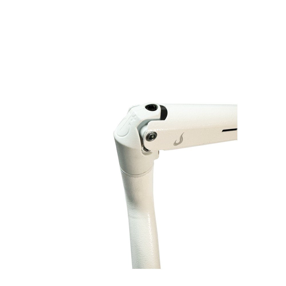 Imagem 5 de 7 do produto Suporte de Mesa Articulado para 2 Monitores de 15" a 34" Dual Iron Lift Rise Mode, Ajuste de altura, Pistão a Gás, Branco - RM-IL-02-W