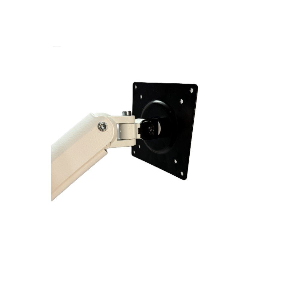Imagem 6 de 7 do produto Suporte de Mesa Articulado para 2 Monitores de 15" a 34" Dual Iron Lift Rise Mode, Ajuste de altura, Pistão a Gás, Branco - RM-IL-02-W