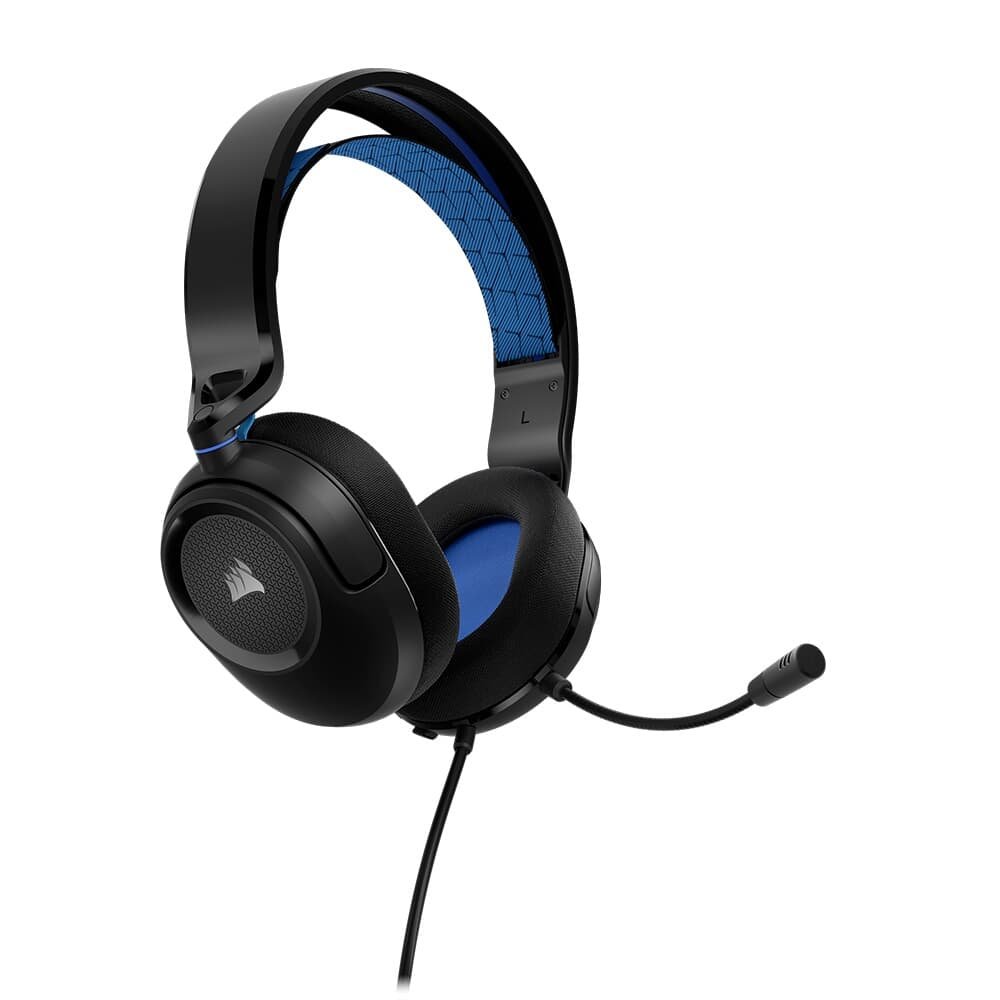 Imagem 4 de 6 do produto Headset Gamer Corsair HS35 v2, Preto e Azul - CA-9011383-NA