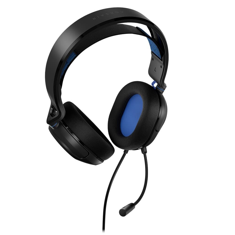 Imagem 5 de 6 do produto Headset Gamer Corsair HS35 v2, Preto e Azul - CA-9011383-NA