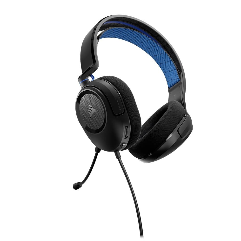 Imagem 6 de 6 do produto Headset Gamer Corsair HS35 v2, Preto e Azul - CA-9011383-NA
