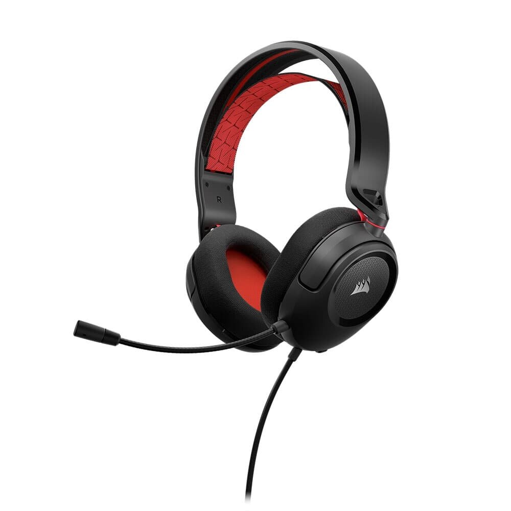 Headset Gamer Corsair HS35 v2, Preto e Vermelho - CA-9011384-NA Headset Gamer Corsair HS35 v2, Preto e Vermelho - CA-9011384-NA