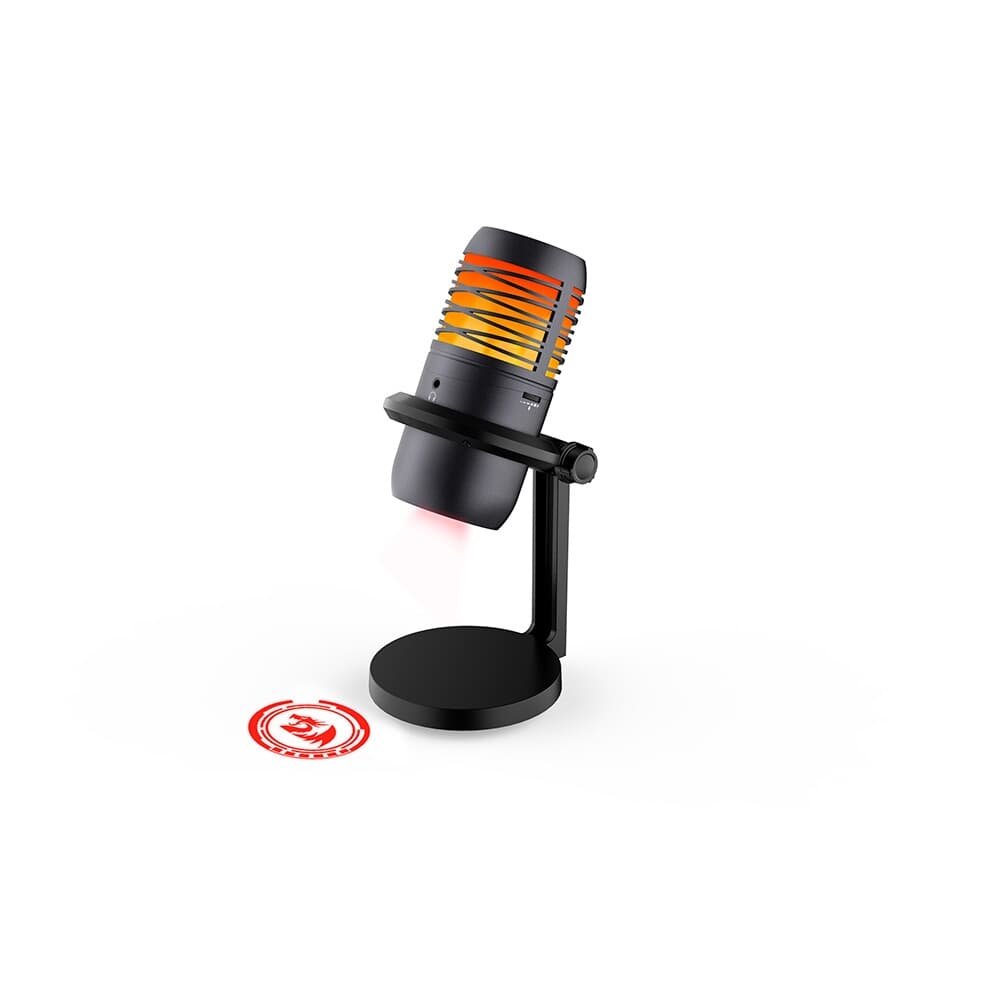 Microfone Gamer Redragon Nebula, Cardióide, USB Tipo-C, Preto - GM211 - view 8