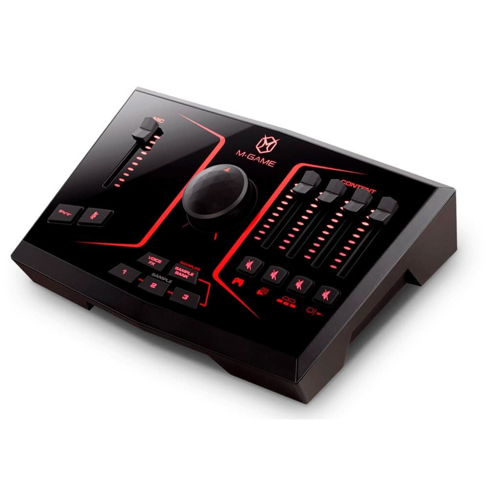Interface de Áudio e Mixer M-Audio M-Game Solo, para Streaming, USB, com Efeitos, Preto - 5437 - view 3