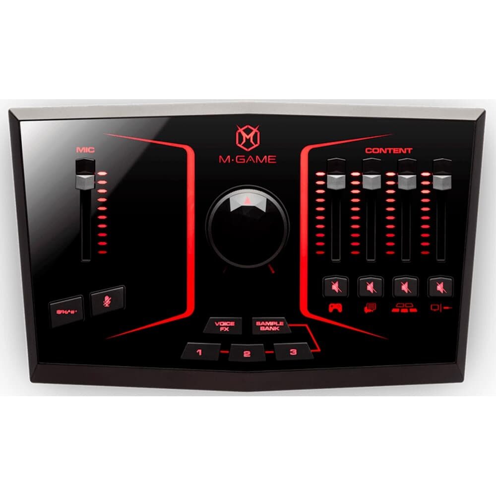 Interface de Áudio e Mixer M-Audio M-Game Solo, para Streaming, USB, com Efeitos, Preto - 5437 - view 2