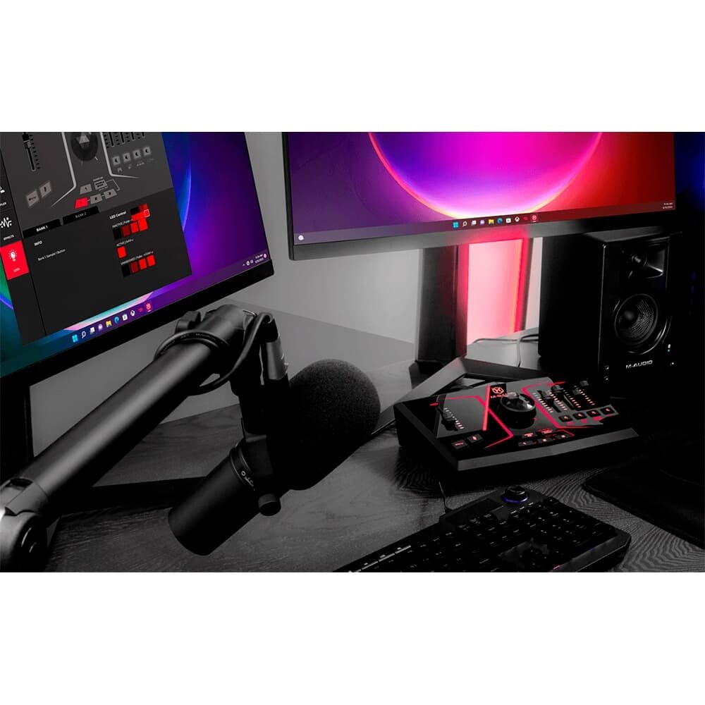 Interface de Áudio e Mixer M-Audio M-Game Solo, para Streaming, USB, com Efeitos, Preto - 5437 - view 6