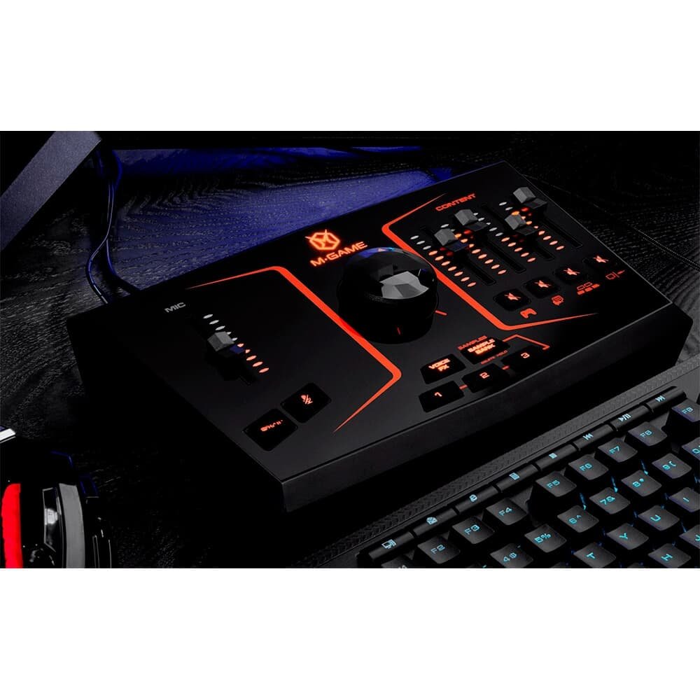 Interface de Áudio e Mixer M-Audio M-Game Solo, para Streaming, USB, com Efeitos, Preto - 5437 - view 5