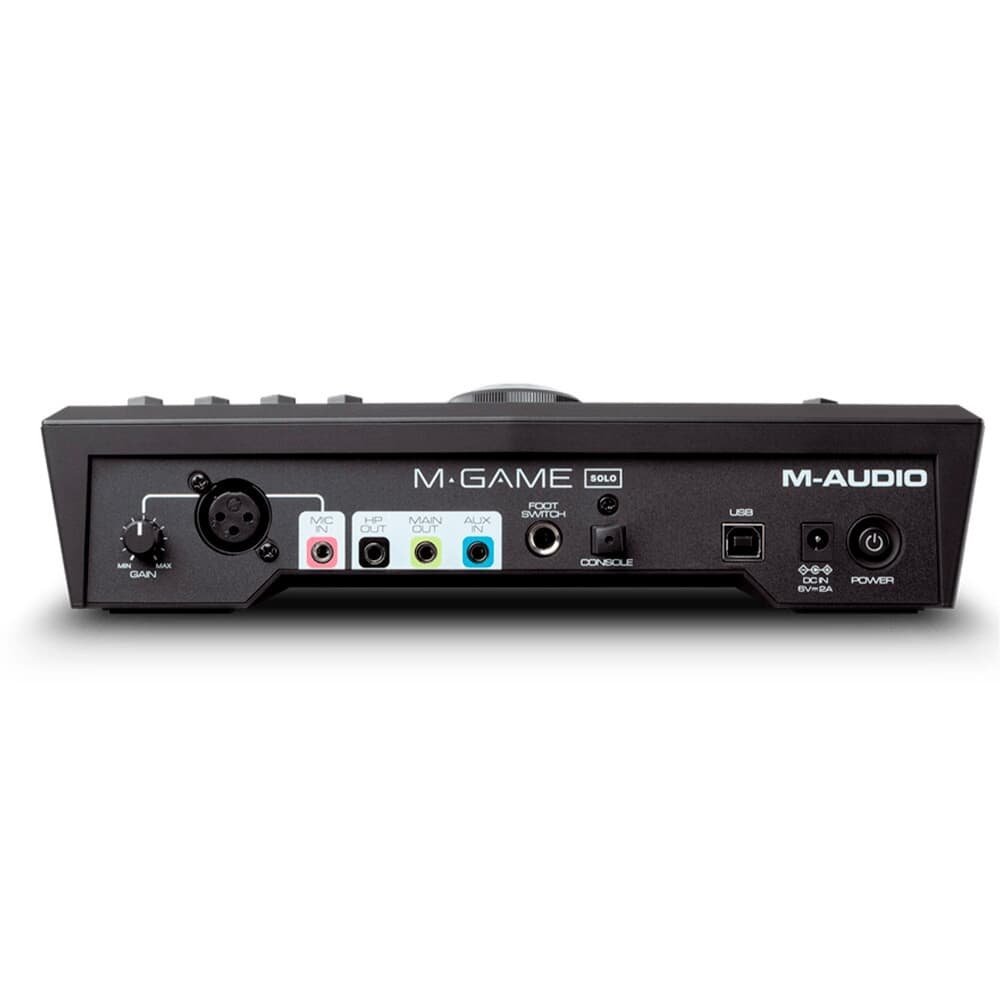 Interface de Áudio e Mixer M-Audio M-Game Solo, para Streaming, USB, com Efeitos, Preto - 5437 - view 4
