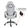 Cadeira Gamer Husky Storm 100, Até 120kg, Almofadas, Reclinável 135º, Tecido, Cinza - HCG100CZT