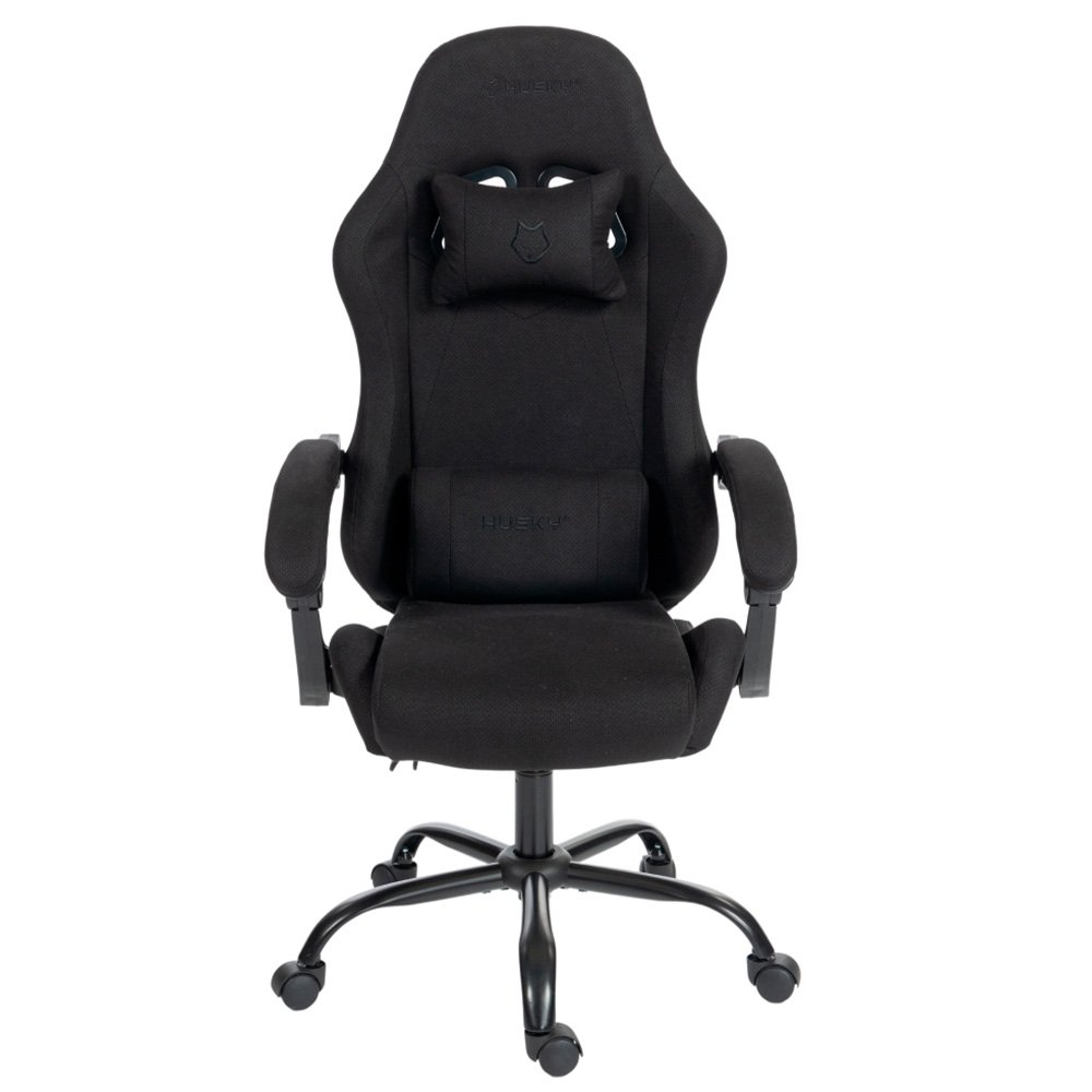 Cadeira Gamer Husky Storm 100, Até 120kg, Almofadas, Reclinável 135º, Tecido, Preta - HCG100PTT