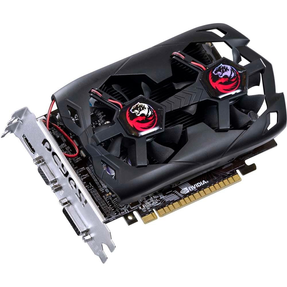 Placa de Vídeo VGA NVIDIA PcYes GEFORCE GT 730 2GB GDDR5 128Bits DUAL-FAN - N73T2GD5128DF Placa de Vídeo VGA NVIDIA PcYes GEFORCE GT 730 2GB GDDR5 128Bits DUAL-FAN - N73T2GD5128DF