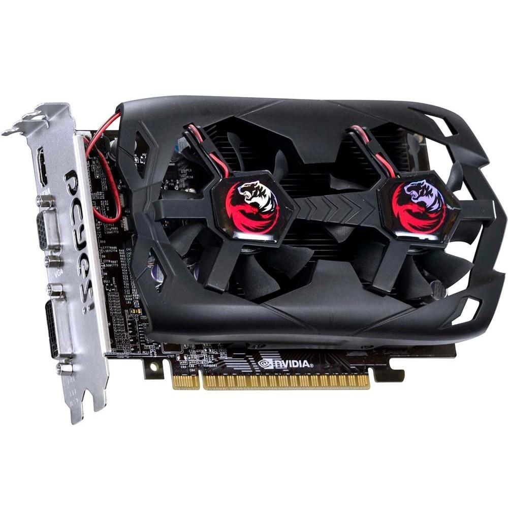 Placa de Vídeo VGA NVIDIA PcYes GEFORCE GT 730 2GB GDDR5 128Bits DUAL-FAN - N73T2GD5128DF Placa de Vídeo VGA NVIDIA PcYes GEFORCE GT 730 2GB GDDR5 128Bits DUAL-FAN - N73T2GD5128DF