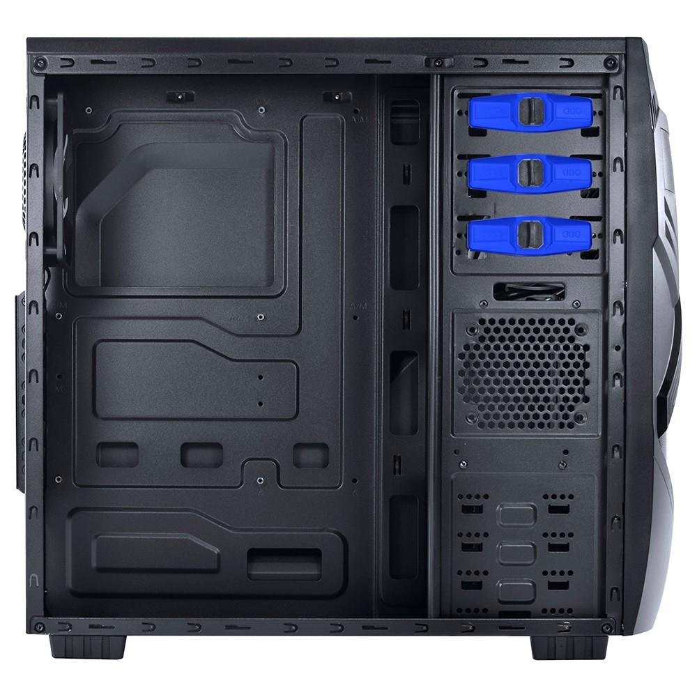 Gabinete Gamer PCYES mid-tower Chacal Azul com 2 fans LED Azul Lateral em acrílico – CHACALPTOAZ2FCA Gabinete Gamer PCYES mid-tower Chacal Azul com 2 fans LED Azul Lateral em acrílico – CHACALPTOAZ2FCA