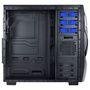 Gabinete Gamer PCYES mid-tower Chacal Azul com 2 fans LED Azul Lateral em acrílico – CHACALPTOAZ2FCA