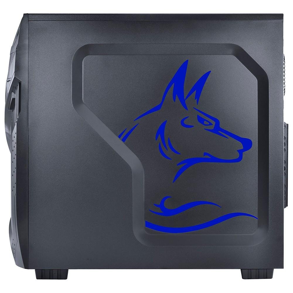 Gabinete Gamer PCYES mid-tower Chacal Azul com 2 fans LED Azul Lateral em acrílico – CHACALPTOAZ2FCA Gabinete Gamer PCYES mid-tower Chacal Azul com 2 fans LED Azul Lateral em acrílico – CHACALPTOAZ2FCA
