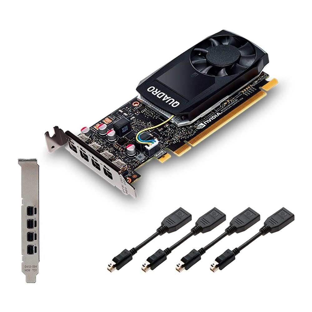Imagem 5 de 5 do produto Placa de Vídeo PNY NVIDIA Quadro P1000 4GB, GDDR5 - VCQP1000V2