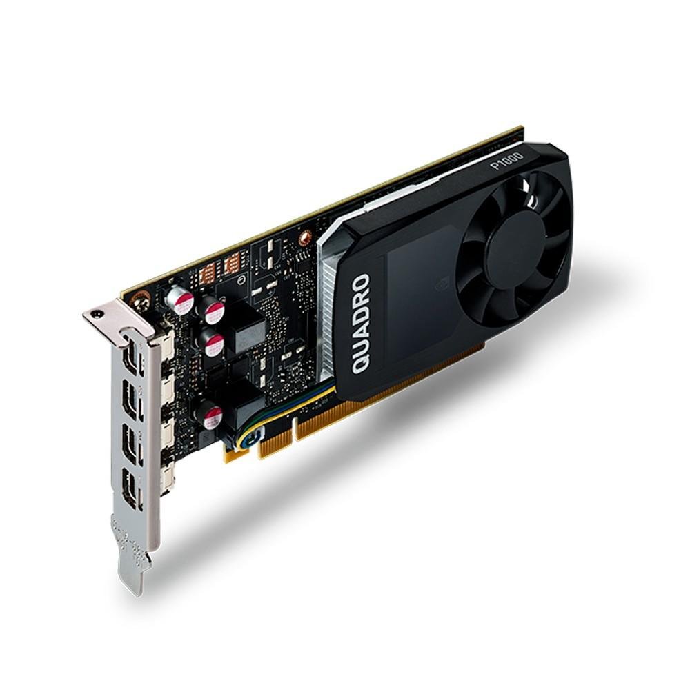 Imagem 2 de 5 do produto Placa de Vídeo PNY NVIDIA Quadro P1000 4GB, GDDR5 - VCQP1000V2