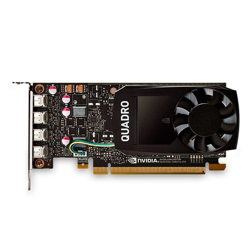 Imagem 4 de 5 do produto Placa de Vídeo PNY NVIDIA Quadro P1000 4GB, GDDR5 - VCQP1000V2