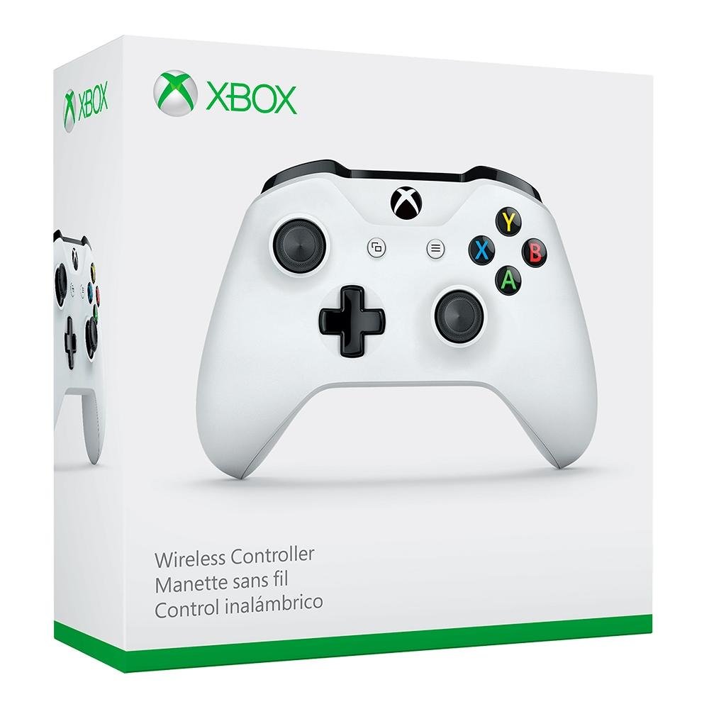 Imagem 6 de 6 do produto Controle Microsoft Wireless Branco Xbox One TF5-00002