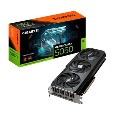  Gigabyte RTX 5050 GAMING OC 8G NVIDIA GeForce, 8GB GDDR6, 128bits, RGB,DLSS, Ray Tracing - GV-N5050GAMING OC-8GD