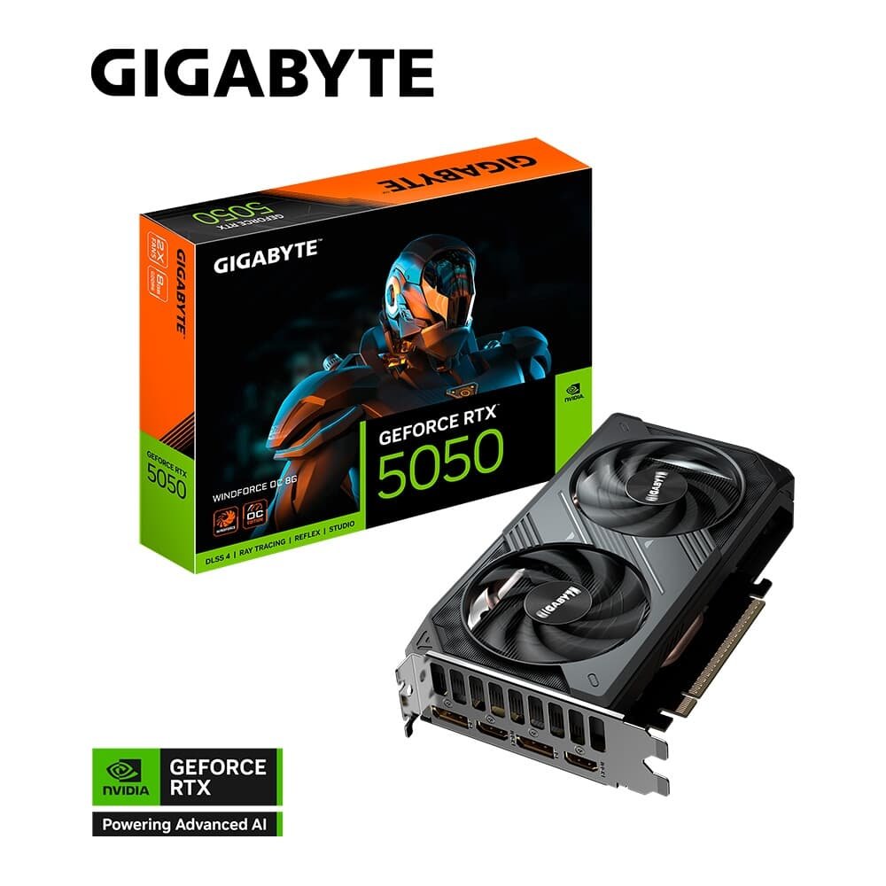 グラフィックボード・グラボ・ビデオカード RTX5050 8GB GIGABYTE NVIDIA Placa de Vídeo Gigabyte RTX 5050 | KaBuM!