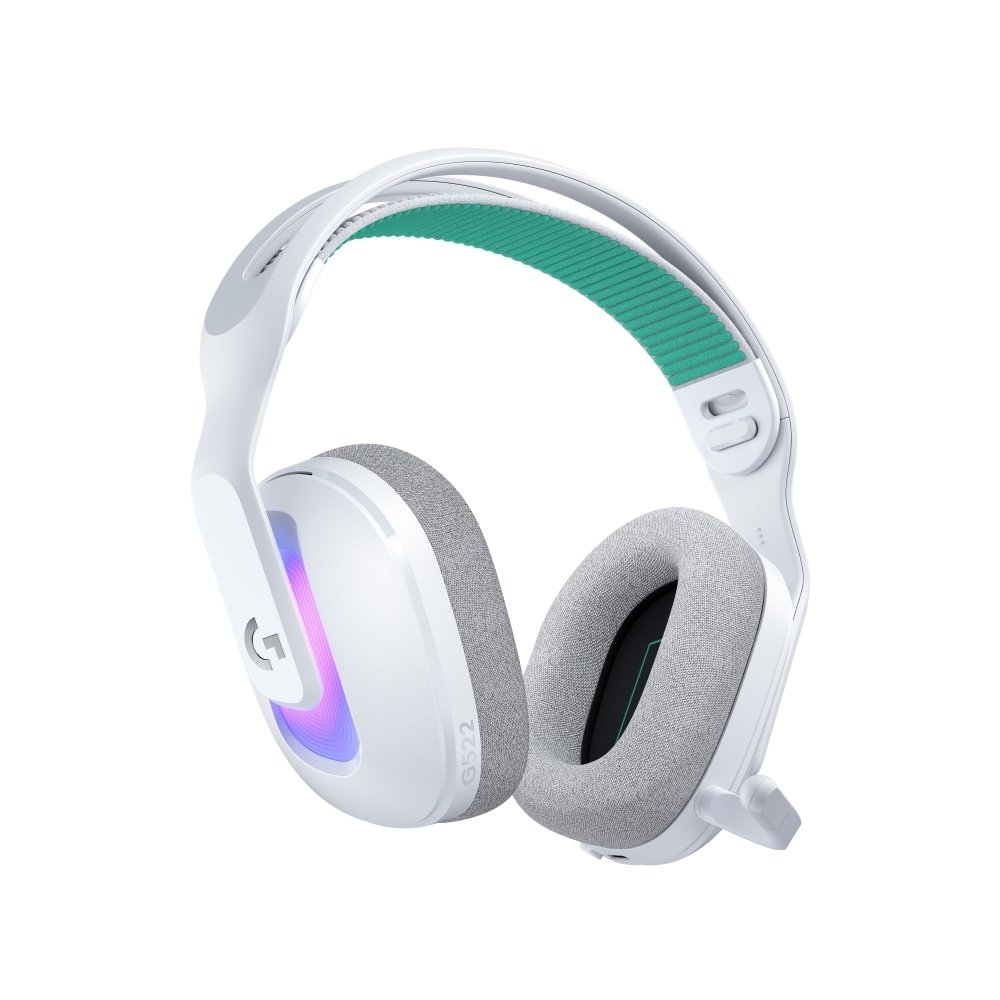 Headset Gamer Sem Fio Logitech G522 LIGHTSPEED LIGHTSYNC, RGB, Conectividade Tripla LIGHTSPEED, Bluetooth e com Fio USB, Branco - 981-001549 Headset Gamer Sem Fio Logitech G522 LIGHTSPEED LIGHTSYNC, RGB, Conectividade Tripla LIGHTSPEED, Bluetooth e com Fio USB, Branco - 981-001549