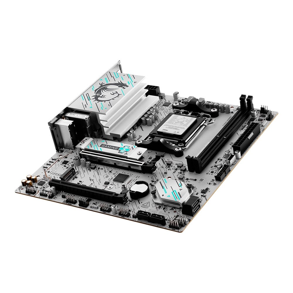 Placa Mãe MSI B840M GAMING WIFI6E, AMD AM5, DDR5, Bluetooth, Branco - B840M GAMING WIFI6E - view 6